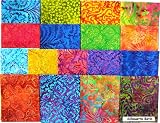 Benartex SILHOUETTE BATIK Fabric Fat Quarters