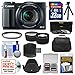 Canon PowerShot G1 X Mark II Wi-Fi Digital Camera with 32GB Card + Case + Tripod + 3 Filters + Tele/Wide Lens Kit
