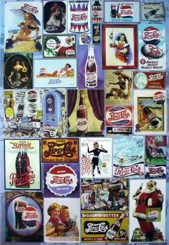 6764-M Pepsi Cola Classic Collection Wall Decoration Poster Size 23.5"x35"