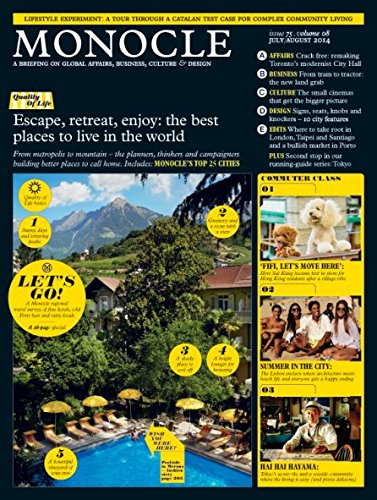 Monocle Magazine Vol. 8 Issue 75 July/August 2014