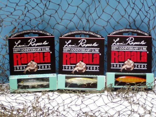Rapala 100th Anniversary Lures - Set Of Three