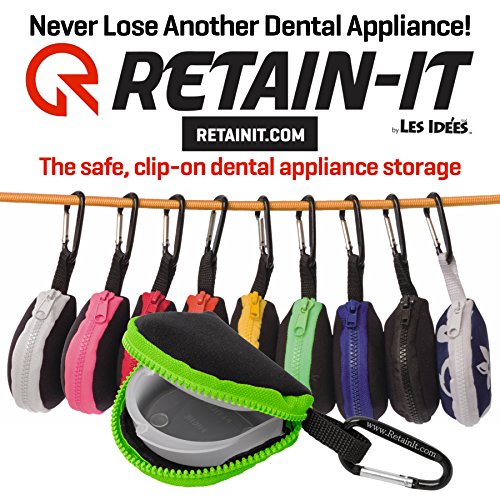 Retain-it - The Safe, Clip-on, Retainer, Mouth Guard and Dental Appliance Storage Solution! (Now Patented!)