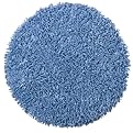 T-Shirt Shaggy Rug - Blue (3' Round)