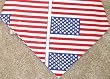 Miracool Dog Bandanas - Help Protect Your Dog From the Summer Heat Stress - USA Red, White and Blue Bandana