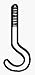 Lehigh Group/Crawford #SS20 2PK Vinyl Scr PlantHook