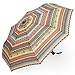 Plemo Compact Travel Stylish Design Auto Open and Close Umbrella, 190T Fiber Waterproof Windproof (Bohemian)