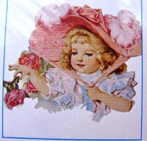 Spring Bonnet - Faire-Child - Full Color Iron-On Transfer - FT-03