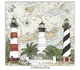 Harbour Lights Shower Curtain