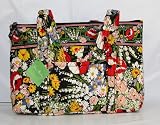 Vera Bradley Betsy Poppy Fields Handbag Purse