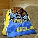 UCLA Bruins Stripes Series Royal Plush Blanket Throw