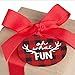 Big Dot of Happiness Prancing Plaid - Christmas and Holiday Buffalo Plaid to and from Favor Gift Tags (Set of 20)