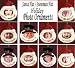 Whimsical Santa Snowman Hat Photo Ornament