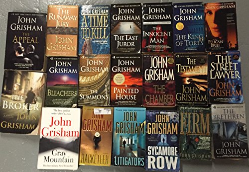John Grisham Thriller Novel Collection 20 Book Set