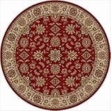 Como 1592 Red Oriental Rug Size: 8' Round