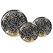 Lighted Silver Mercury Glass Spheres - Set of Three (One Large and Two Small)