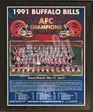 1991 Buffalo Bills NFL Football AFC Championship 11x13 Plaque