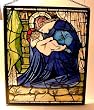 Nativity By Edward Burne-jones in Stained Glass on Larger Rectangular Panel