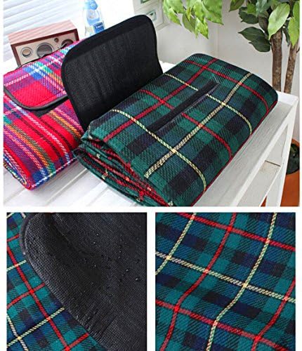 Euout® 79"X59" Super-sized Outdoor Camping Picnic Blanket Moisture-proof, Water-proof and Sand-proof Beach Mat Baby Crawled Mat (Green)