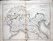 1844 Map North Italy Switzerland Bern Adriatic Sea