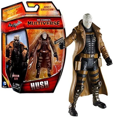Mattel Year 2014 DC Comics Multiverse Batman Arkham City Series 4 Inch Tall Action Figure - Villain Thomas Elliot aka HUSH with 2 Handguns by DC Comics Multiverse