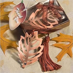 Fall Leaf Bookmark Favors