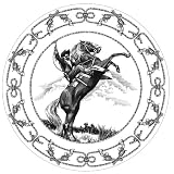PTS America 222 Fifth Slice of Life Cowboy 10-1 4-inch Dinner Plate by PTS America