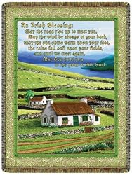 Irish Blessing Tapestry Throw Blanket