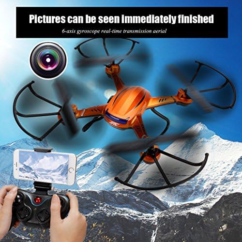 Gogomg JJRC 2.4GHz 4CH 6-Axis Gyro WIFI FPV RC Quadcopter Drone w/ 2.0MP HD Camera 360 Degree Eversion