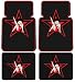 Betty Boop Star Design - 4 Pc Floor Mats