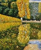 IMAGE OF Art Reproduction Oil Painting - Klimt Paintings: Schonbrunn Park - Classic 20