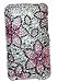 Silver with Pink Daisy Flower Jewel Pearl Premium Luxury Full Diamond Rhinestone Snap on Hard Skin Faceplate Bling Case for Apple Ipod Touch Itouch 2nd Generation 3rd Generation 2nd Gen 3rd Gen 8Gb 16GB 32Gb