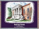 IMAGE OF Wesleyan College Alumni Center Throw - 70 x 54 Blanket/Throw [Misc.]