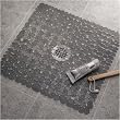 Pebble Shower Mat - Graphite by InterDesign