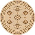 Prairie Star Rug- Opal(7'7" Round)