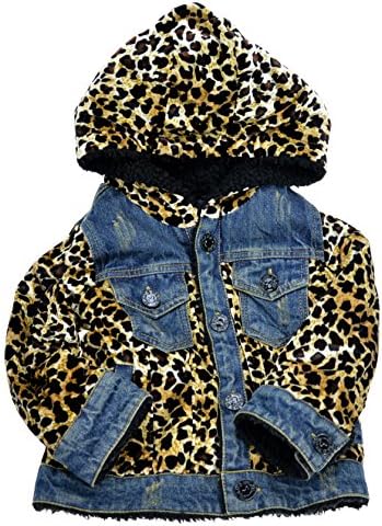 DOKI Little Girls' Cotton/Polyster Spot Jean Jacket 4T Blue