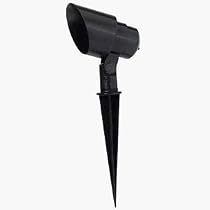 Intermatic LT9 Malibu Low Voltage Metal 10-Watt Halogen Landscape Floodlight, Black