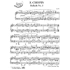 Buy Chopin Ballade No. 1 Op. 23: Instantly download and print sheet music by Chopin