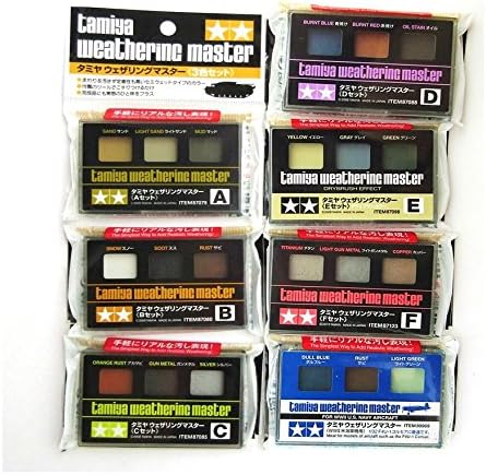 TAMIYA Weathering Master 7-Sets (A,B,C,D,E,F + WWII US Navy Aircraft)