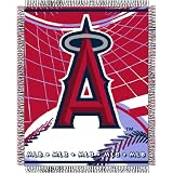 Anaheim Angels Triple Woven Jacquard MLB Throw (MLB Series) by Northwest (48x60)