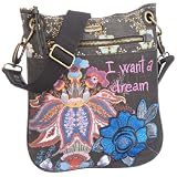 Desigual Floretes Sac bandoulière femme - Textile 
