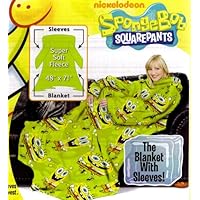 Sponge Bob Square Pants Character Comfy Throw Blanket 48x71-Adult