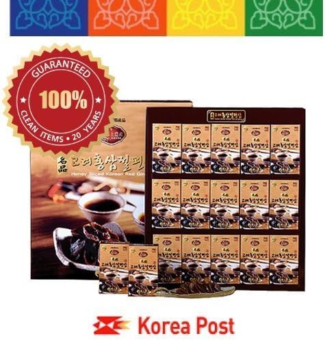 Hyangtonongsan Honeyed Korean Red Ginseng Slices (300g) (20gx15) (Shopping bag) by Korea Post