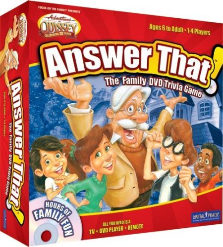 VideoGames: Answer That! Adventures in Odyssey Family DVD Game
