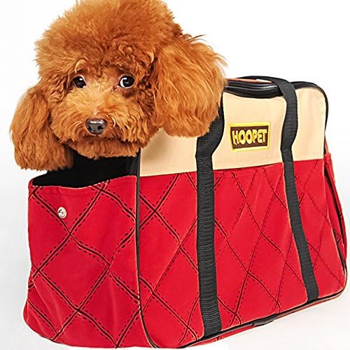 Annong Fashion Dog Tote Bag Handbag Pet Cat Dog Hiking Backpack Travel Doggie Puppy Pet Carrier For Small Rabbit/Cat/Dog/Pet (XS, Brick red)