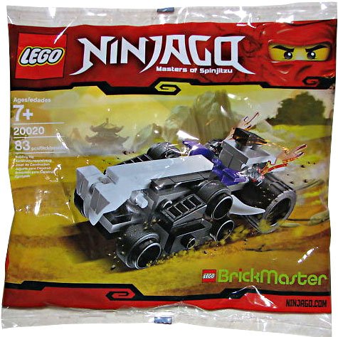 LEGO Ninjago Brickmaster Exclusive Mini Figure Set #20020 Turbo Shredder Bagged