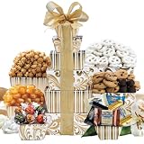Wine Country Fathers Day Tower of Sweets Gift Basket