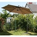 Sonnenschirm Ampelschirm Schirm Kurbel Marktschirm khaki