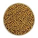 Asianhobbycrafts Colourful Shining Beads Round : 50 Gms (golden) RS.66.00