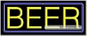 Beer Neon Sign (13"H x 32"L x 3"D)