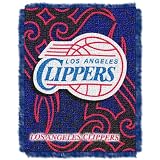 Los Angeles Clippers NBA Triple Woven Jacquard Throw (Tattoo Series) (48x60")